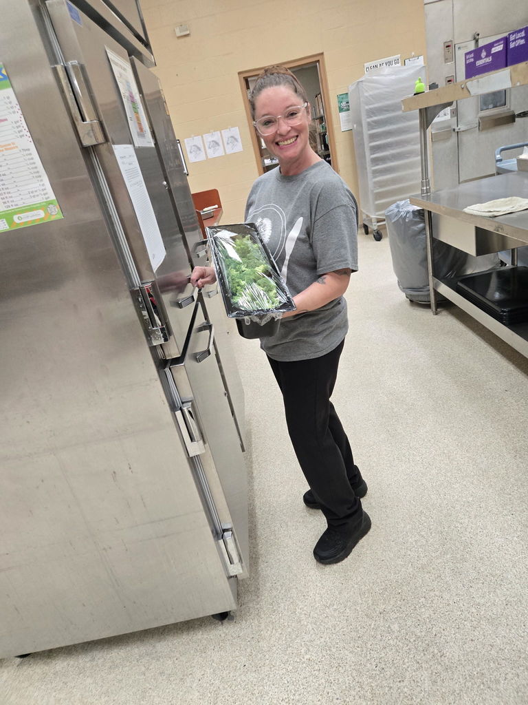 Lunch hero smiling