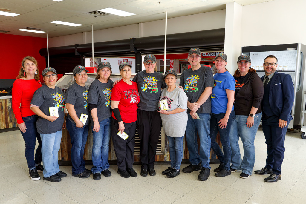 Claremore high school's nutrition team