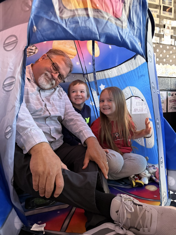 mr grisham in tent