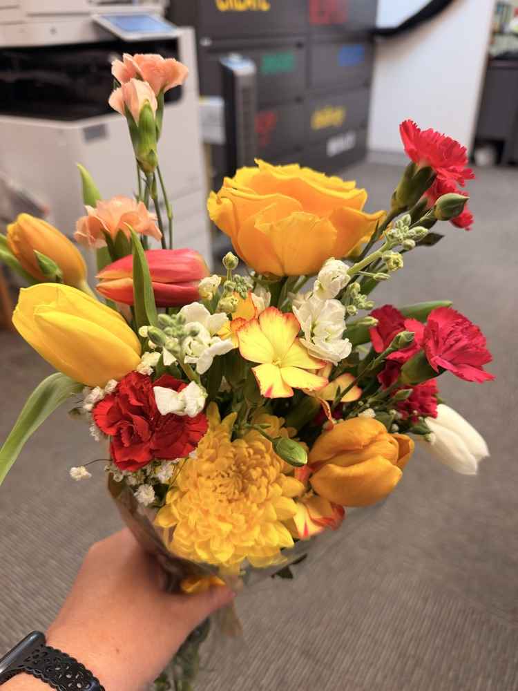 flowers for staff