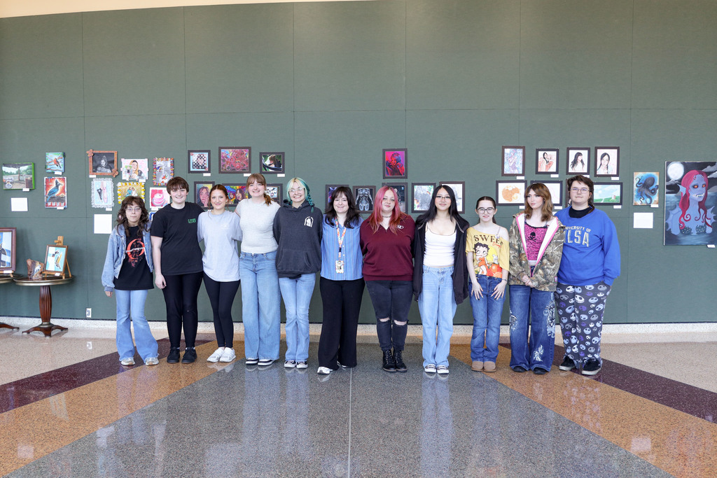 Art students group photo