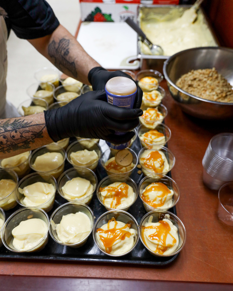 Chef Ryan prepping for catering event