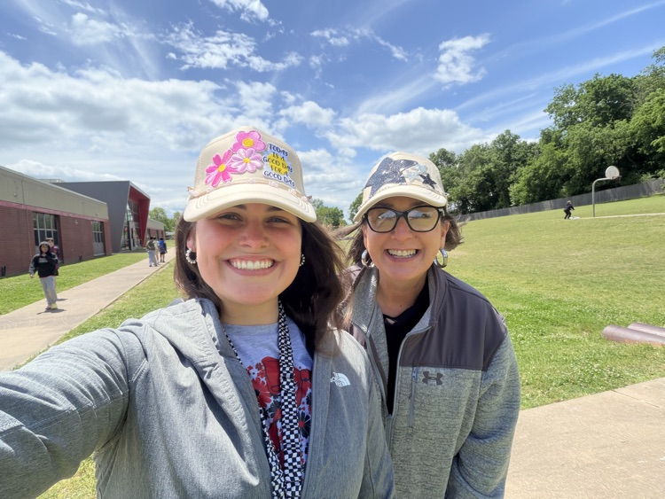 teachers wearing their hats