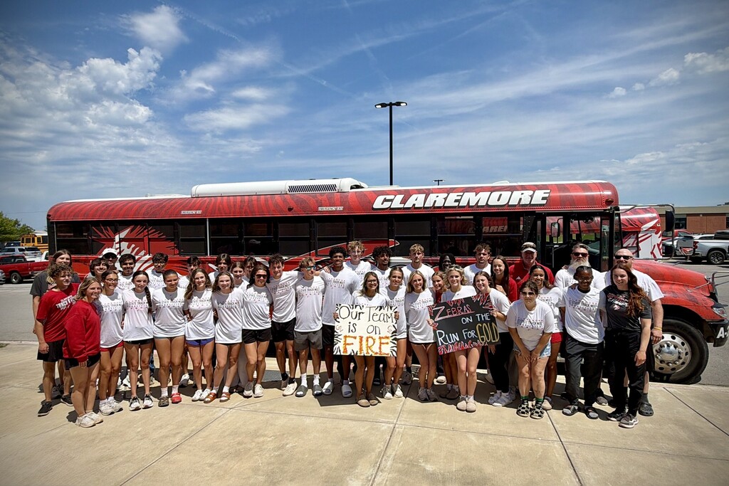 track students leaving for state
