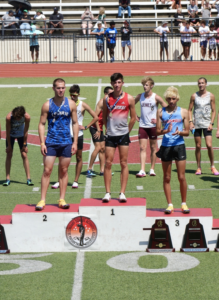 state champion at the track and field carter gibson