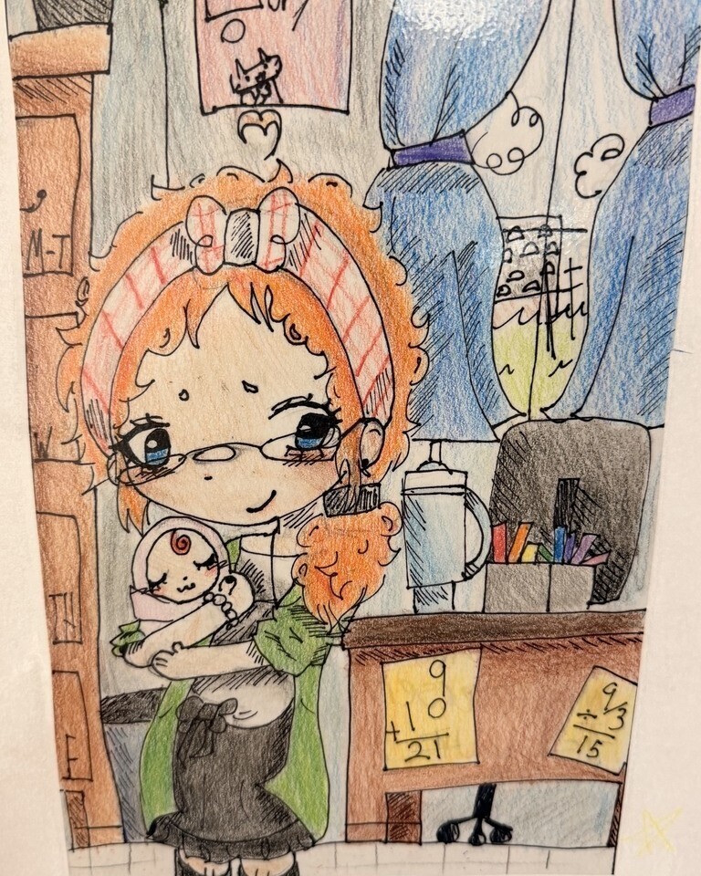 Mrs. Breen's student's caricatures drawings.