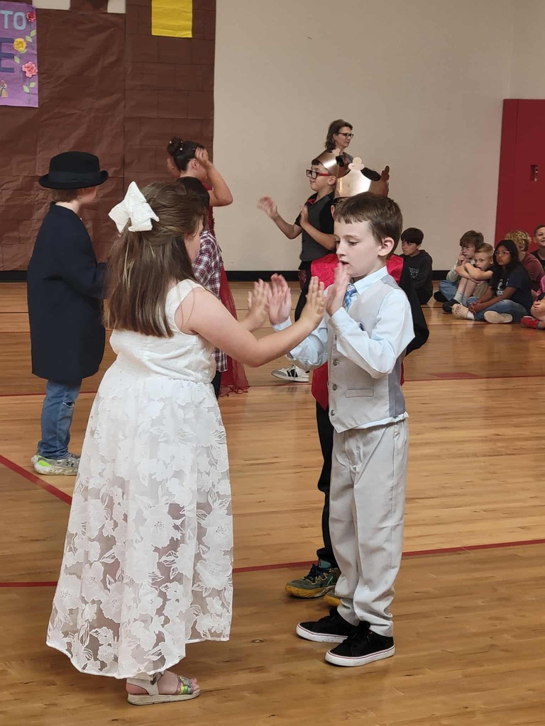 students dancing together for the fairytale ball