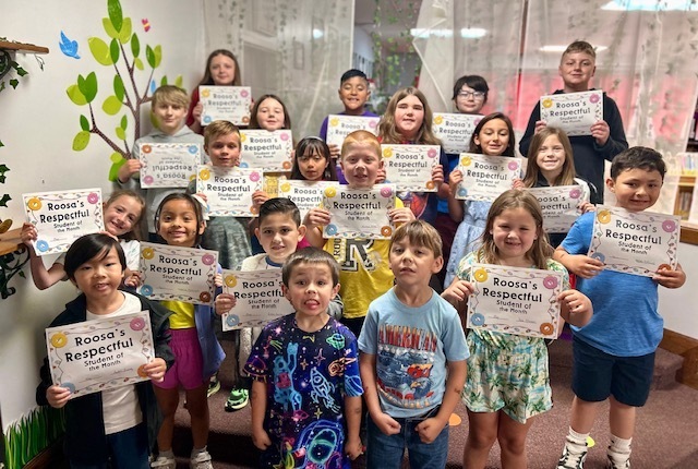Respect Students of the Month