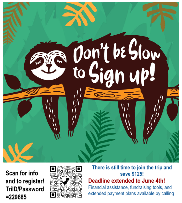 YELLOWSTONE TRIP DEADLINE EXTENDED 