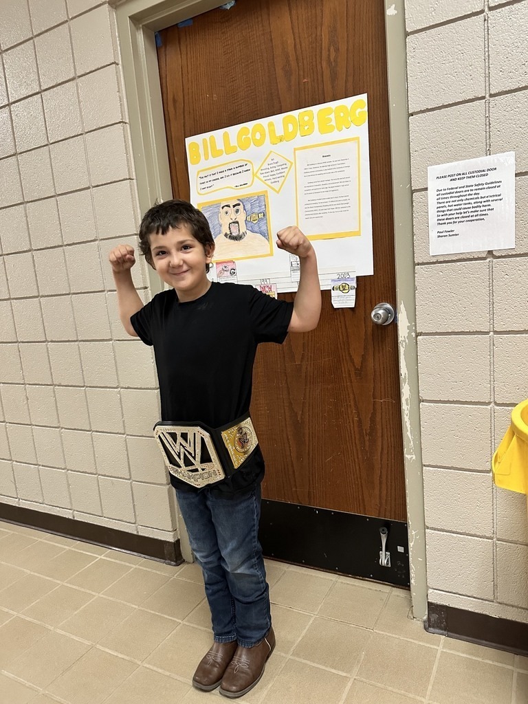 Elementary student dressed as historical figures of Oklahoma.