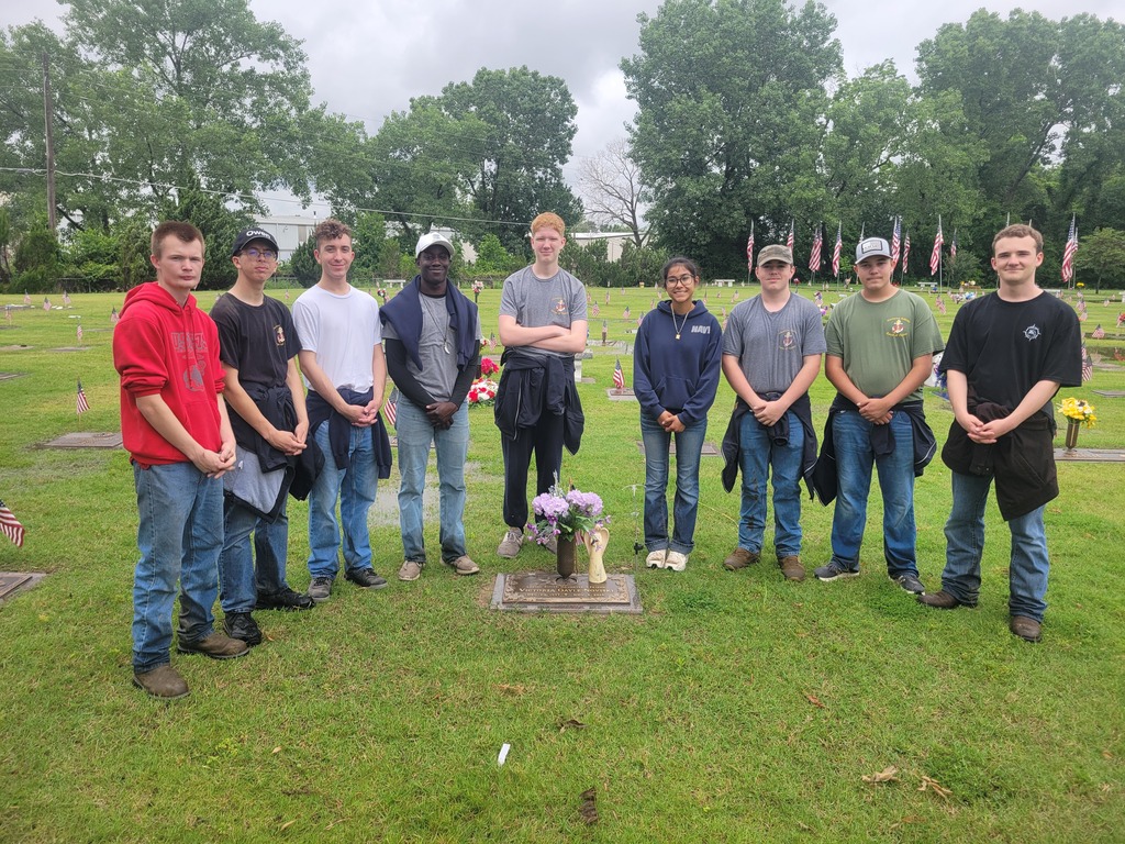 Claremore High School Cadets honoring fallen heroes.