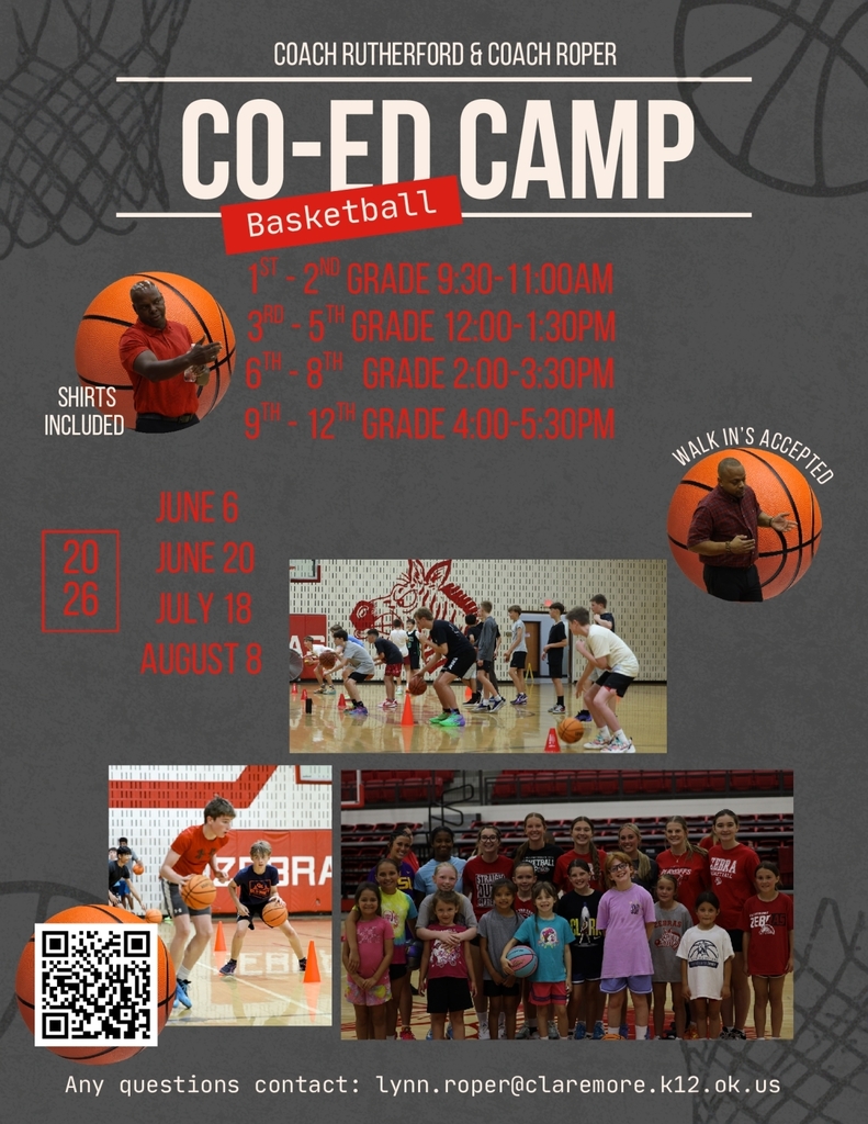 flyer with info in post and picture of kids playing basketball