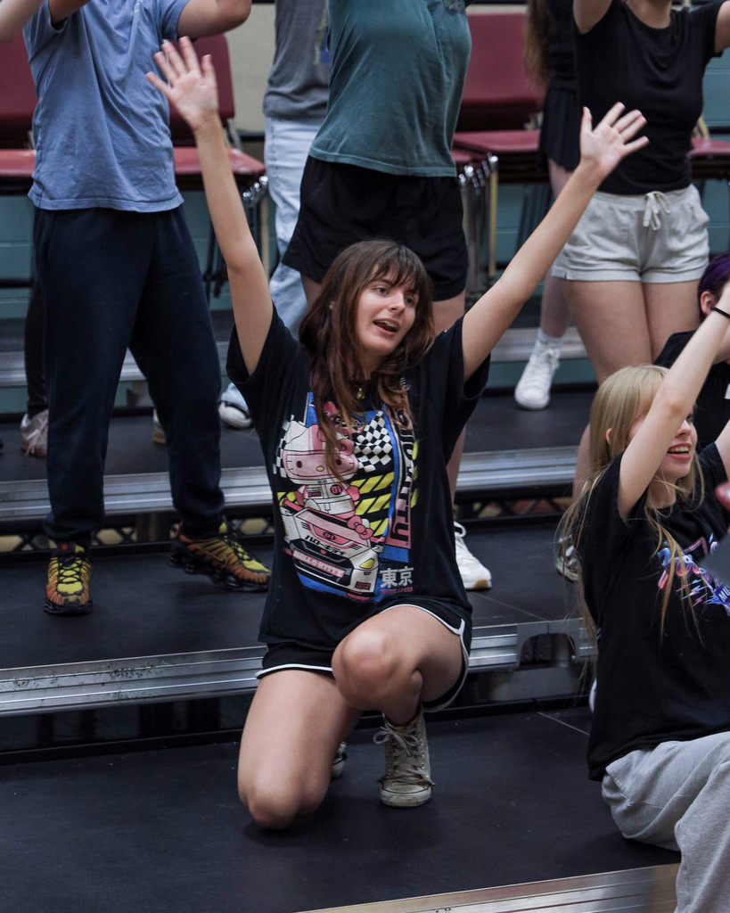 Claremore students at show choir camp.