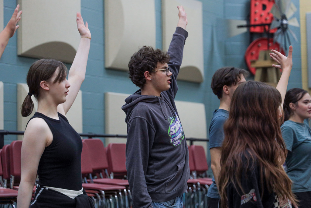 Claremore students at show choir camp.