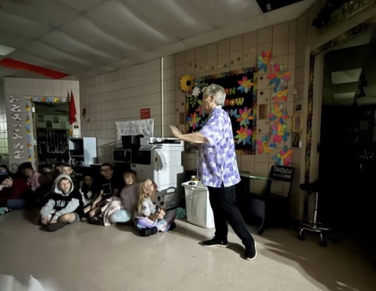 Mrs. stone telling story 