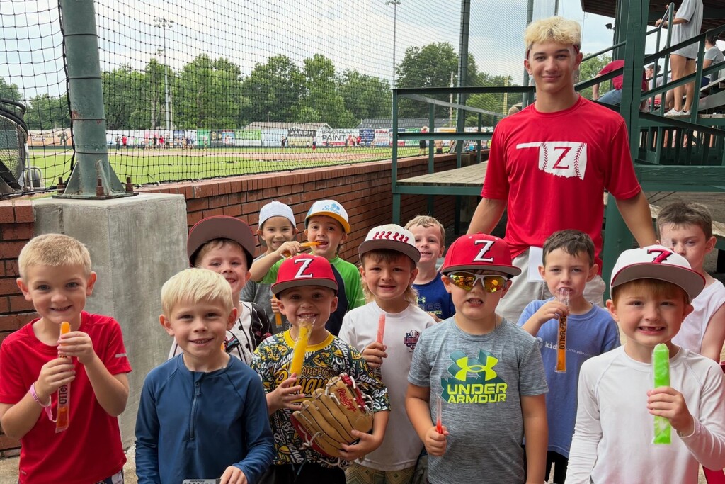 zebra baseball camp attendees