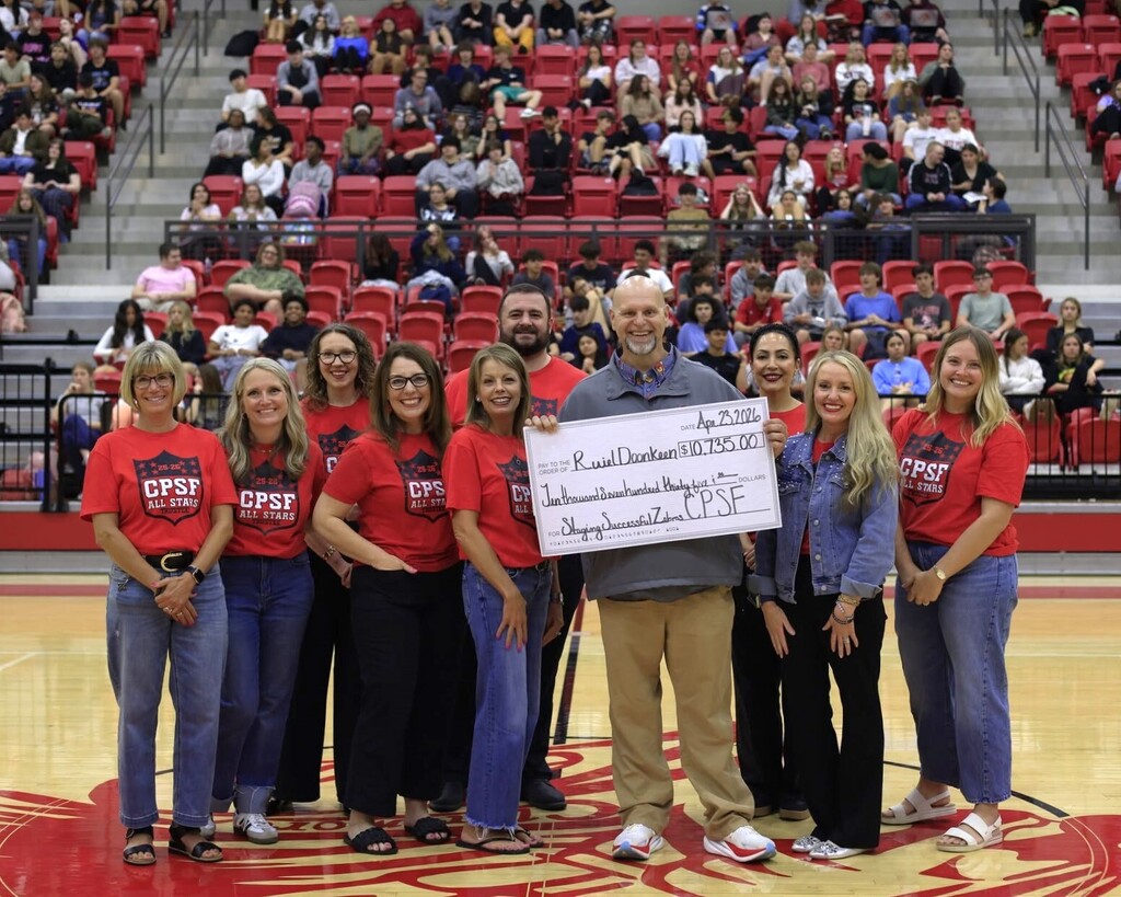 grant recipients with checks 