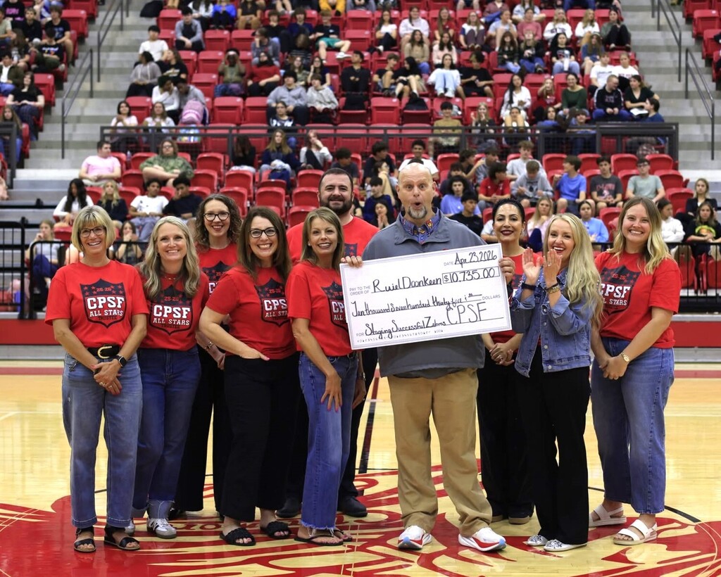 grant recipients with checks 