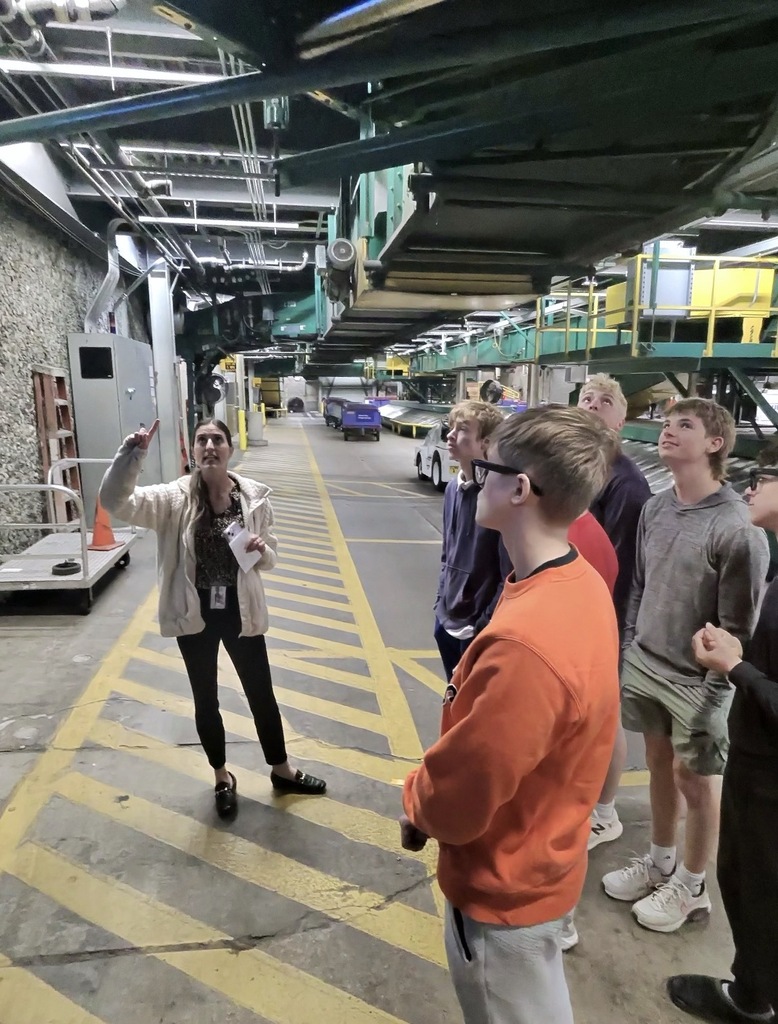 ✈️🛫 CHS Aeronautics students capped off the school year with an incredible learning experience at Tulsa International Airport!  Students toured the airport and explored a variety of aviation careers, visiting areas such as TSA, airfield operations, and even receiving exclusive access to behind-the-scenes locations like the baggage handling facilities. They also had the opportunity to watch aircraft take off and land from the airfield.  One of the highlights of the trip was seeing the new air traffic control tower under construction—a $110 million project that will stand 257 feet tall, making it 100 feet taller than the current tower.  Thank you to Tulsa International Airport for providing our students with this unforgettable look into the world of aviation! ✈️
