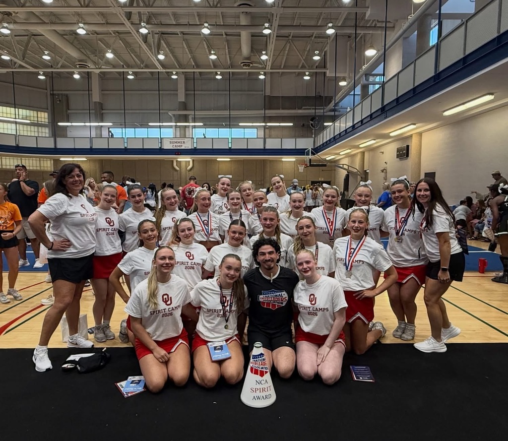 CHS Cheer has had an incredible summer representing Claremore at multiple camps, including NCA and ECC!  The team earned several major awards, showcasing their skill, spirit, and dedication. Highlights include Top Stunt, Top Jumper, the NCA Spirit Award, 22 All-American nominations, and 7 All-American honorees!  We are so proud of these athletes for their hard work, leadership, and outstanding representation of CHS!