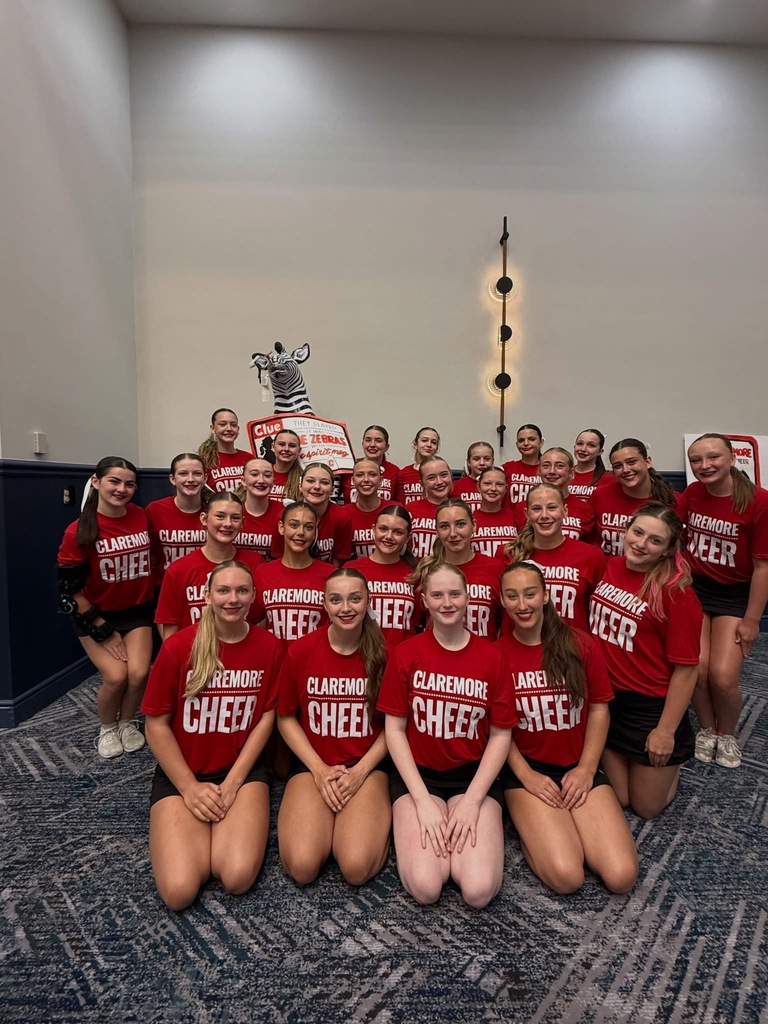 CHS Cheer has had an incredible summer representing Claremore at multiple camps, including NCA and ECC!  The team earned several major awards, showcasing their skill, spirit, and dedication. Highlights include Top Stunt, Top Jumper, the NCA Spirit Award, 22 All-American nominations, and 7 All-American honorees!  We are so proud of these athletes for their hard work, leadership, and outstanding representation of CHS!