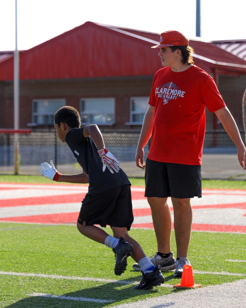 Zebra football players recently suited up and stepped onto the field of community impact, spending time at a youth football camp and investing in the next generation of athletes.  Throughout the camp, our athletes truly coached up the next play—breaking down skills, demonstrating techniques, and calling out encouragement like true leaders on and off the field. They were all-in from kickoff to the final whistle, making sure every young player had a chance to learn, grow, and gain confidence.  It was a great opportunity for our players to move the chains in the community, build relationships, and tackle the role of mentorship head-on. By sharing their knowledge and energy, they helped run up the score in positivity and inspired future Zebras to keep pushing forward.