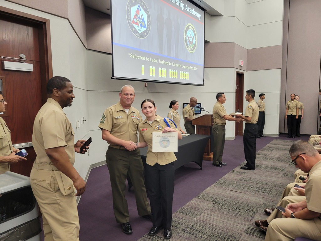 Claremore High School Cadets at the Area 19 North Texas Leadership Academy