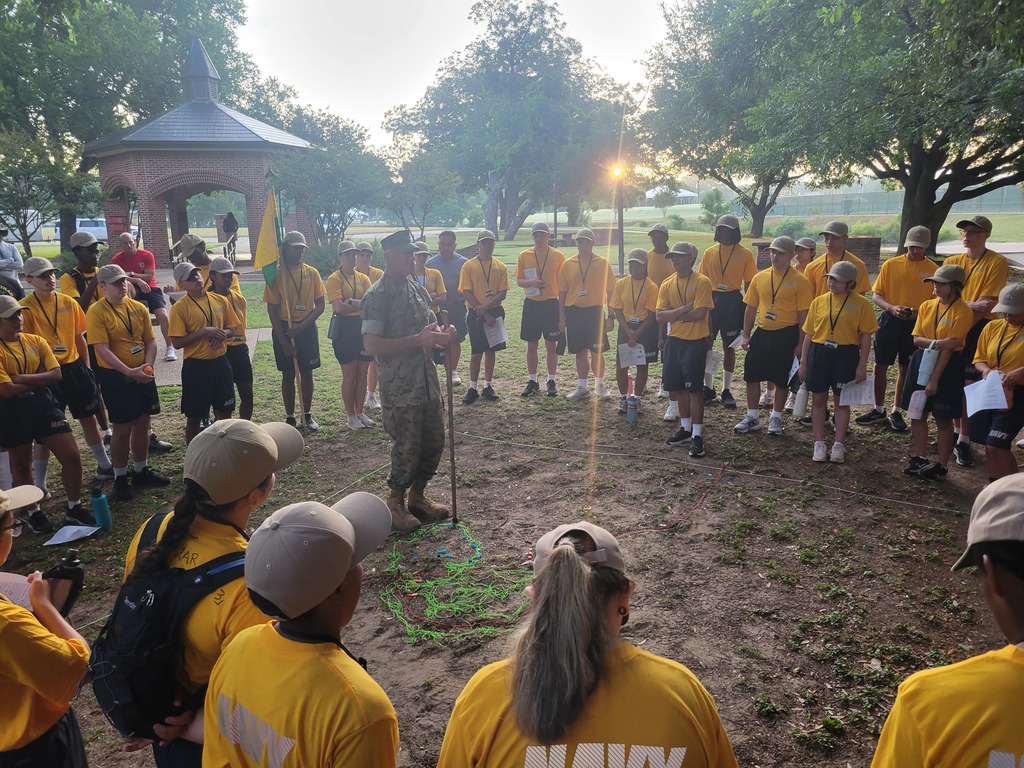 Claremore High School Cadets at the Area 19 North Texas Leadership Academy