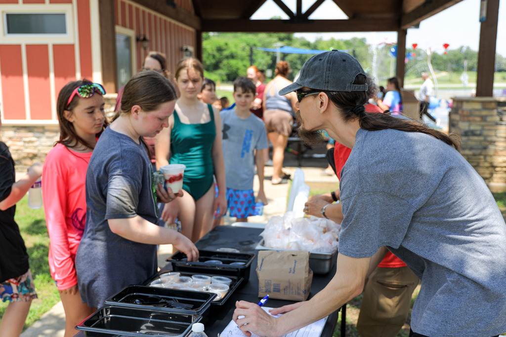 Zebra nutrition staff serving the community. 