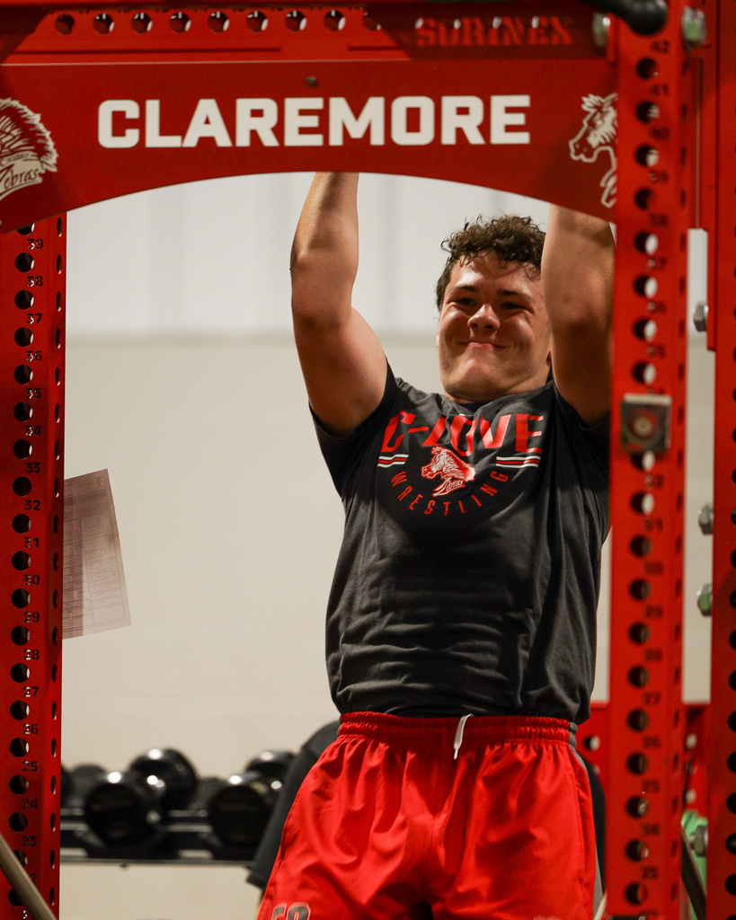 High school students lifting at Summer Pride