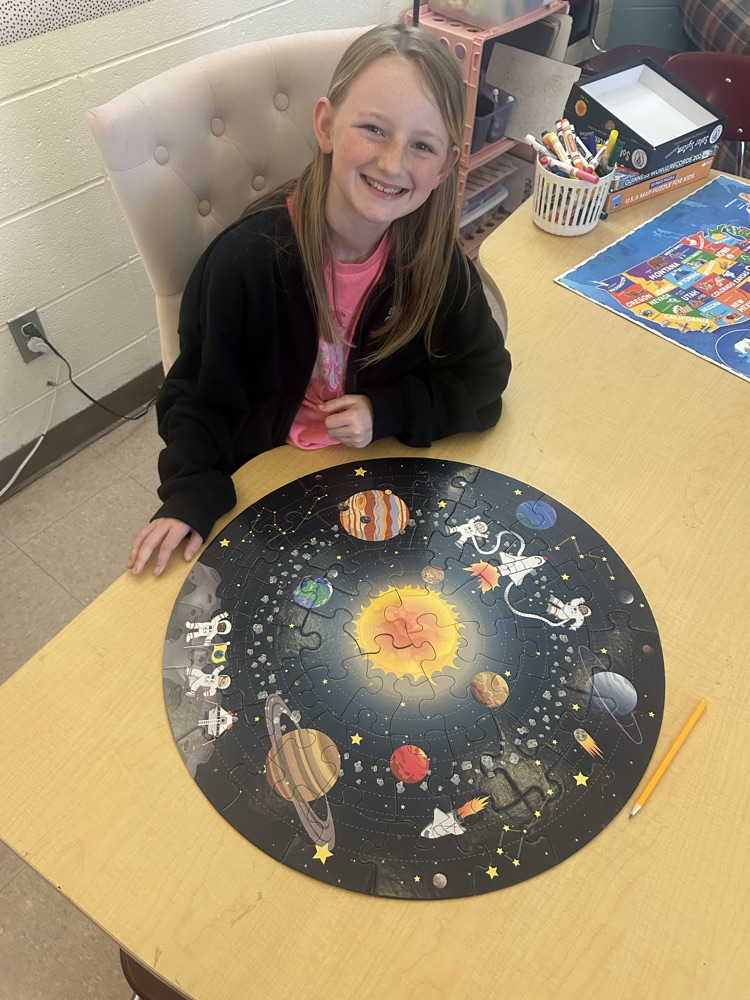 wellness Wednesday put together a puzzle 