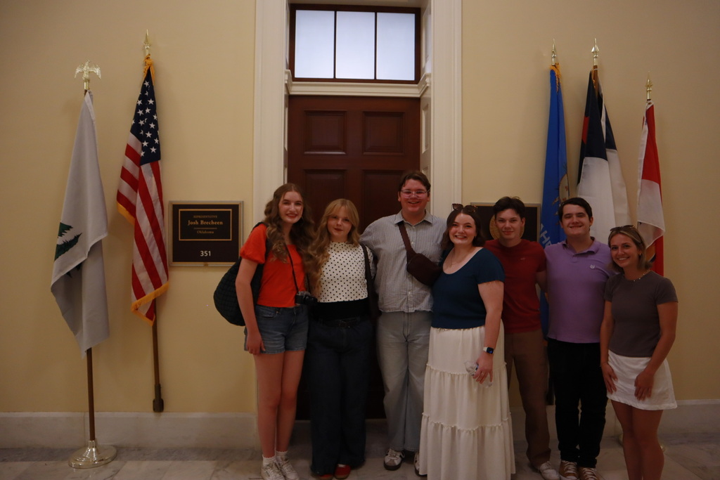 Claremore T.S.A. students visiting Washington D.C. 