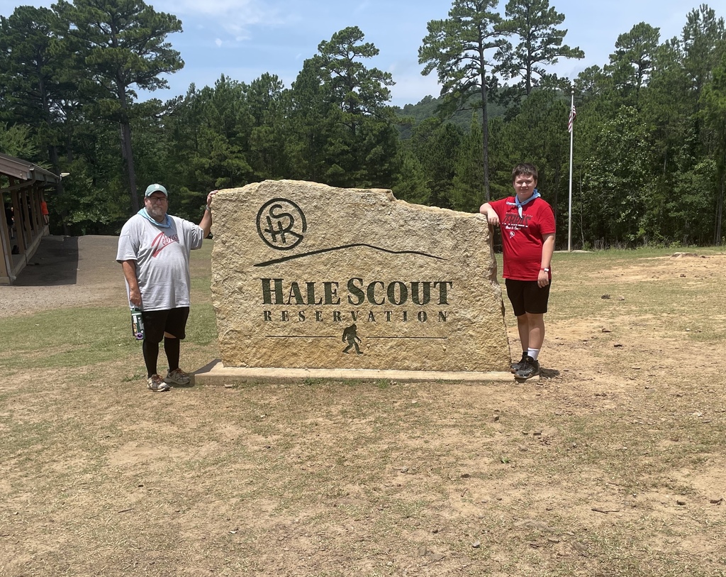 Dusty and Ryker at Hale Scout Reservation.