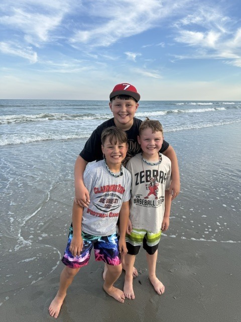 The Crabtree boys at Myrtle Beach