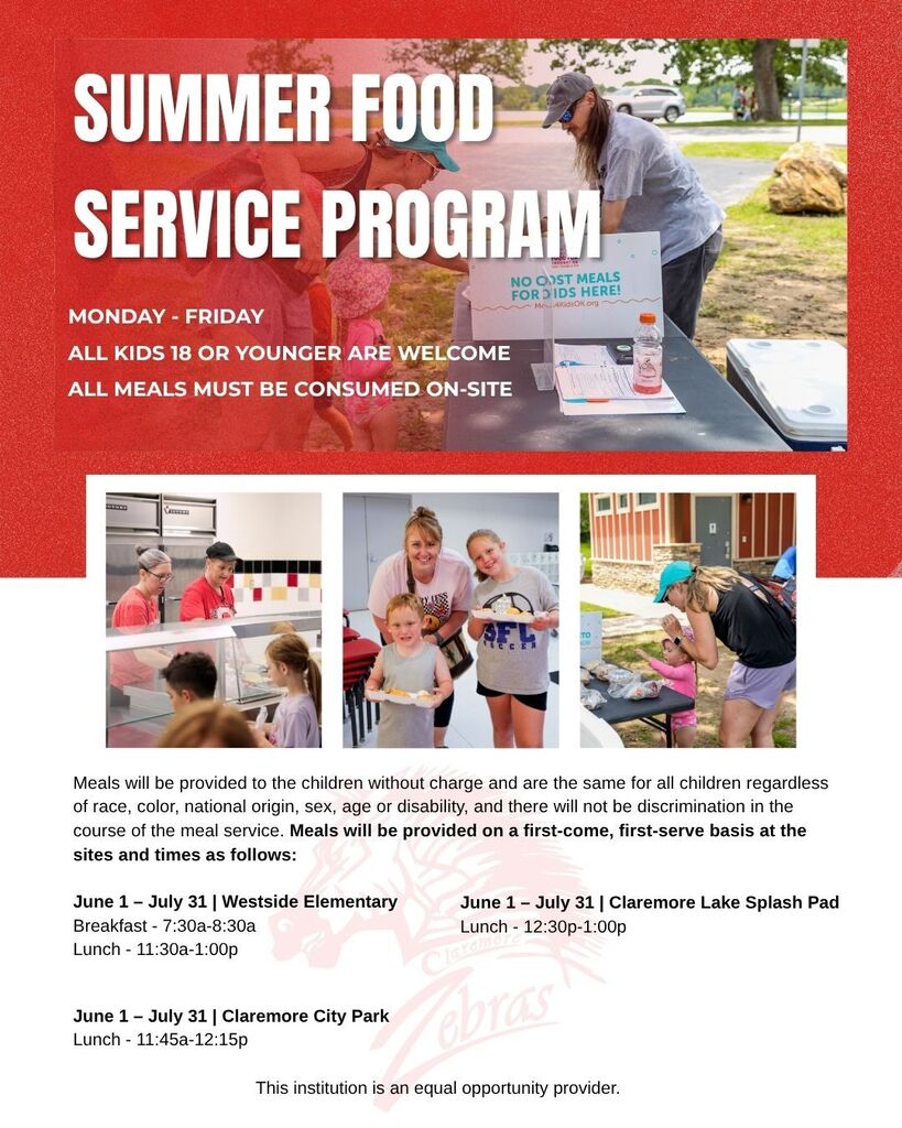 Updated free meals flyer