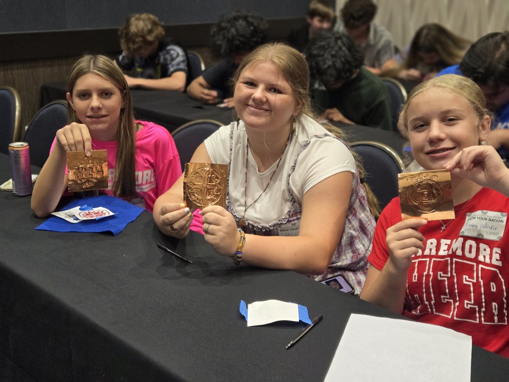 Claremore students at the Know Your Nation Youth Leadership Conference.