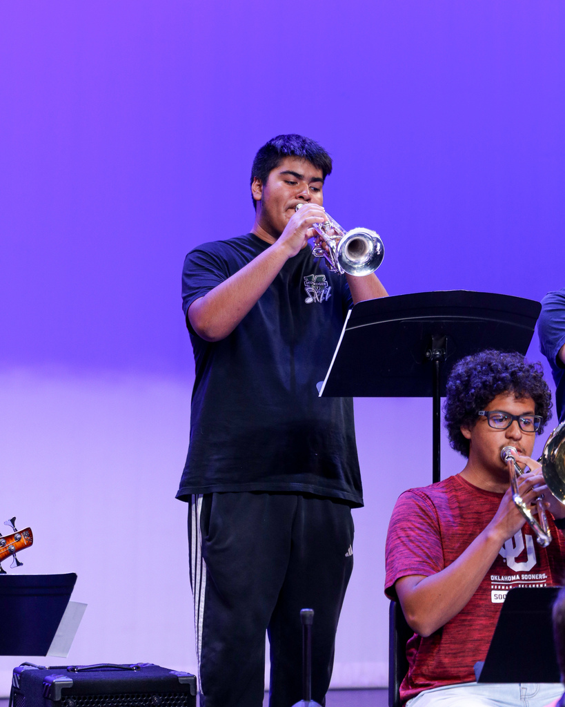 Student at Jazz Summit Camp