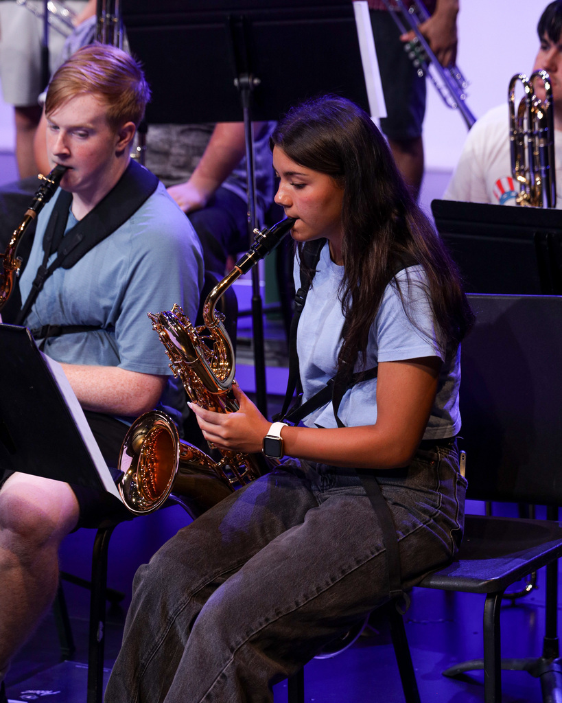Student at Jazz Summit Camp