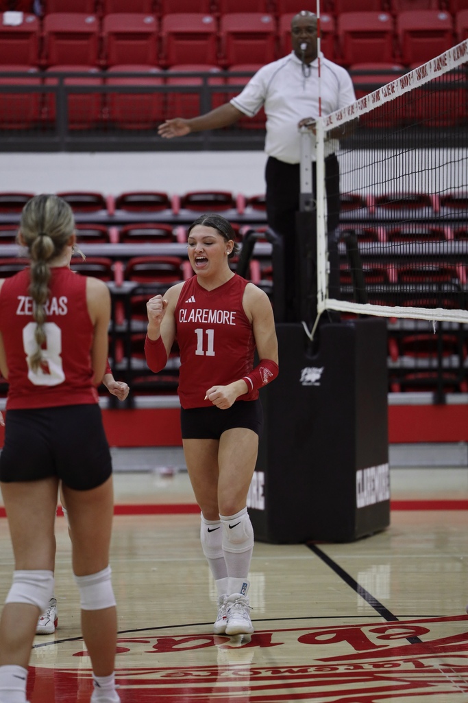 vollyball player cheering