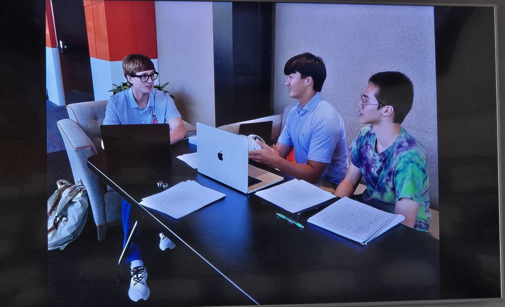 Ethan Boyd at the O.K. Stars Summer Research Program at O.S.U. 