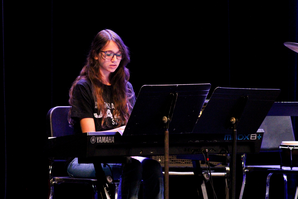 Jazz Campers performing at the Jazz Summit Camp Concert. 
