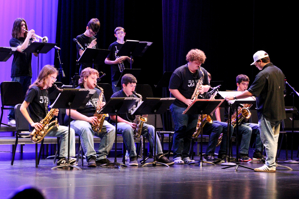 Jazz Campers performing at the Jazz Summit Camp Concert. 