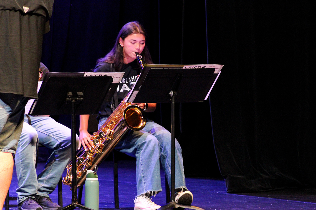 Jazz Campers performing at the Jazz Summit Camp Concert. 