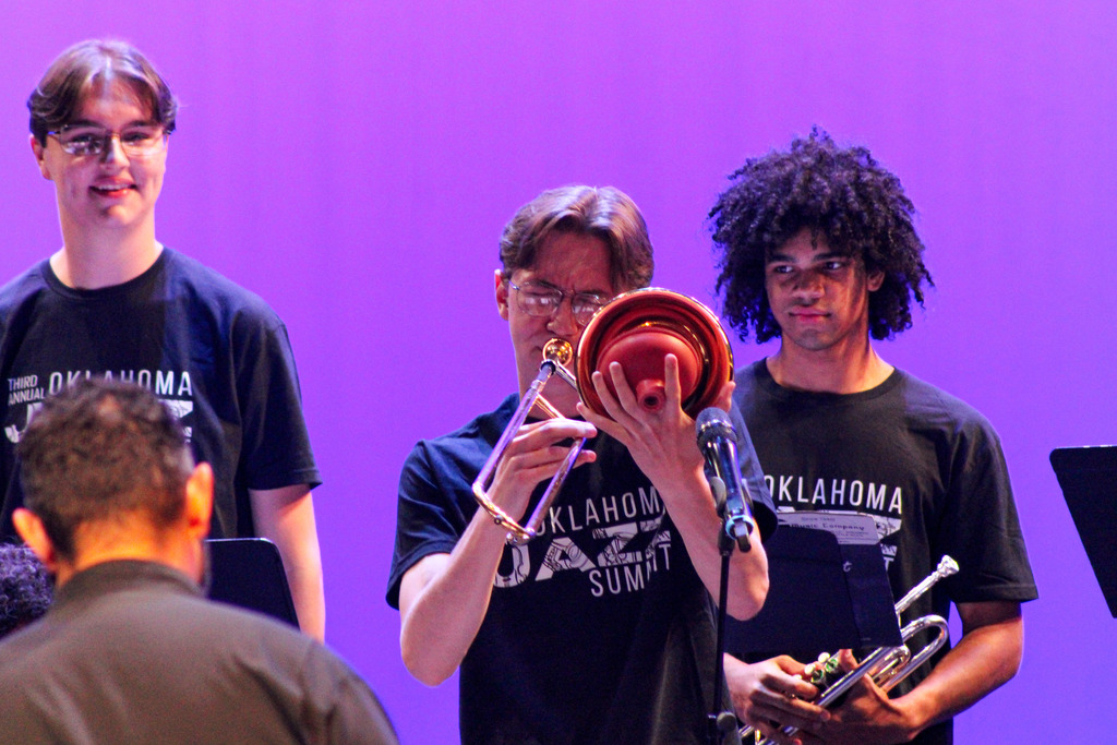 Jazz Campers performing at the Jazz Summit Camp Concert. 