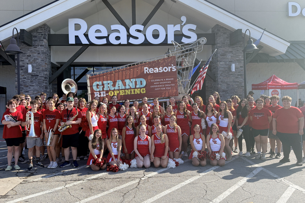 Claremore Zebras at Reasor's reopening