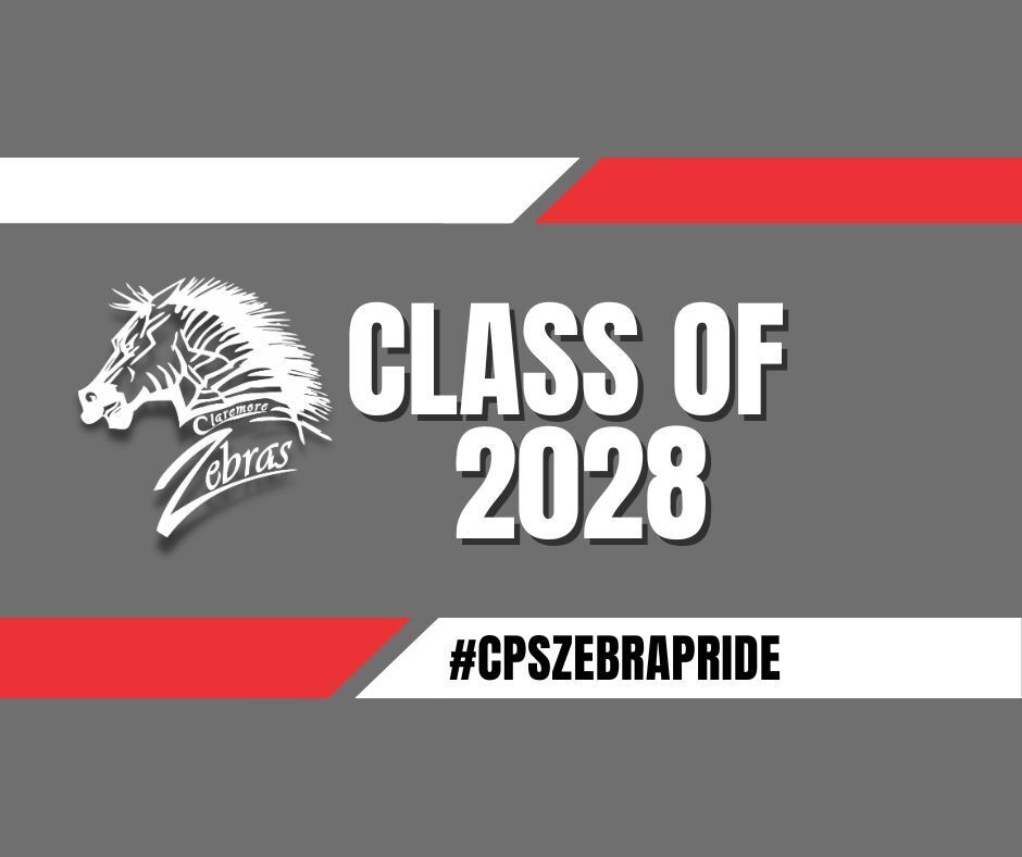  Class of 2028– It's Your Turn!   Juniors, get ready for an exciting school year!   📅 Schedule Pick-Up Tuesday, August 11 🕗 8:00 AM – 12:00 PM 🕐 1:00 PM – 3:00 PM  📍 Pick up your schedule at the front of the high school.  Stop by Claremore High School to grab your class schedule, get ready for the first day, and kick off another great year of #CPSZebraPride!  We can't wait to see the Class of 2028!