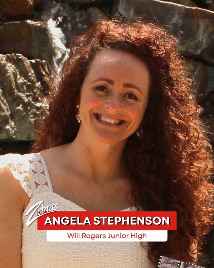 Ms. Stephenson's New Teacher Feature graphic.