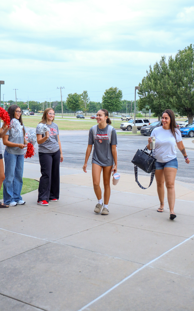 freshman walking in