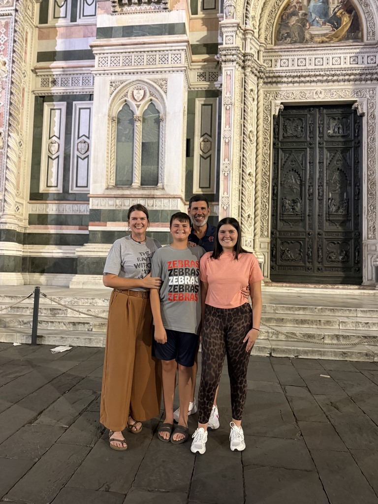 Family in italy