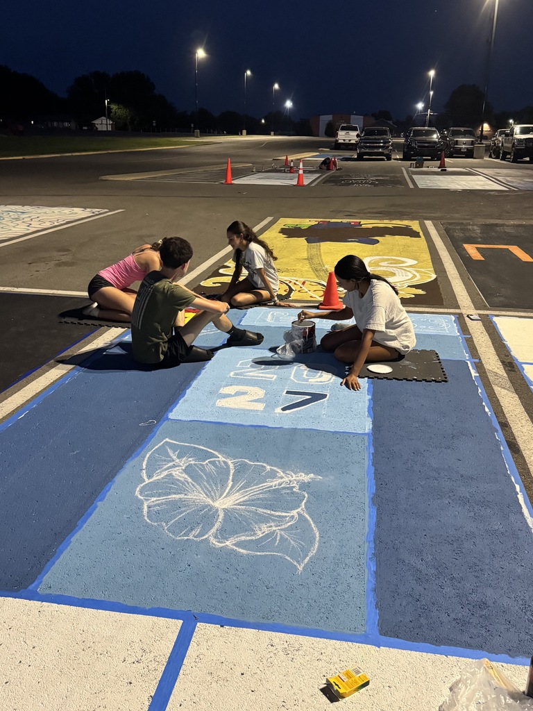 Senior Year Starts HERE!   The Class of 2027 is hard at work painting their senior parking spots! 🎓🖌️  What better way to kick off senior year than by putting your own personal mark on the CHS parking lot? This is just the first of MANY memories, milestones, and moments this class will make together.  Senior year is officially underway, Class of 2027!   Let’s make it one to remember!
